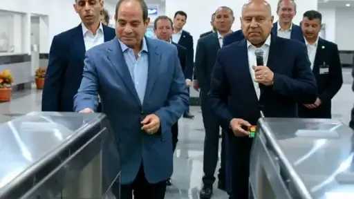 السيسي يفتتح مونوريل شرق النيل.. نقلة كبيرة في النقل