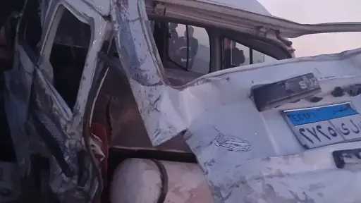 مصرع سيدة وإصابة 4 في تصادم ملاكي مع... مصرع سيدة وإصابة 4 في تصادم ملاكي مع ربع نقل بالدقهلية