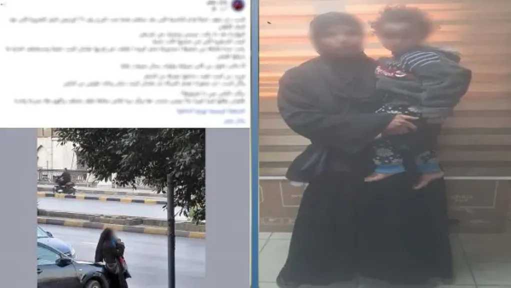 القبض على سيدة تستغل طفلتها فى أعمال التسول بالجيزة