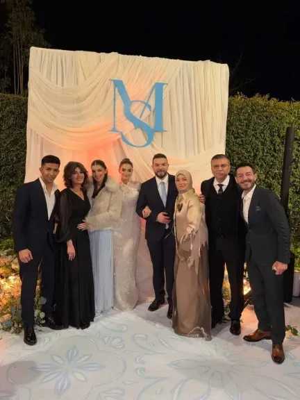أول صورة من حفل خطوبة ملك أحمد زاهر وشريف عمرو الليثي