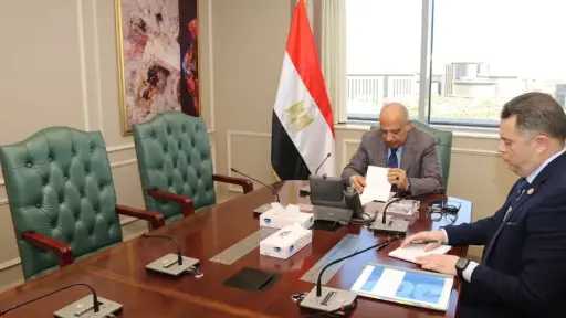 وزير الكهرباء يجتمع برئيس هيئة المحطات النووية للوقوف... وزير الكهرباء يجتمع برئيس هيئة المحطات النووية للوقوف على مستجدات تنفيذ مشروع محطة الضبعة النووية