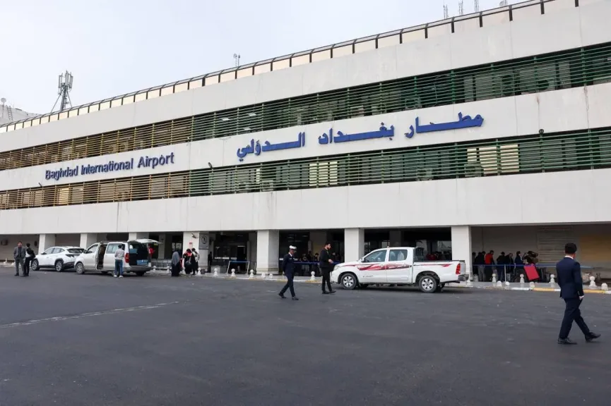 العثور على منصة صواريخ استهدفت محيط مطار بغداد
