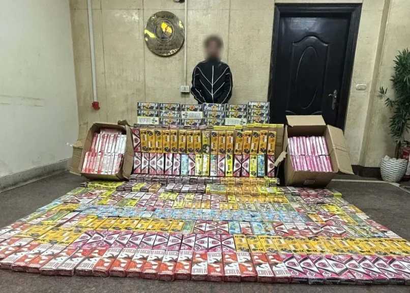 ضبط 100 ألف قطعة ألعاب نارية خلال حملات بالمحافظات
