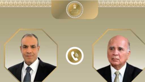 وزير الخارجية يبحث مع نظيره العراقي هاتفيا سبل خفض التصعيد الإقليمي