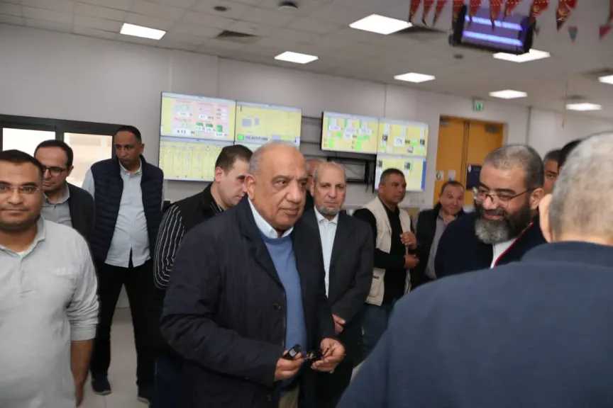 وزير الكهرباء يتفقد محطة كهرباء بنى سويف المركبة ويتابع معدلات استهلاك الوقود