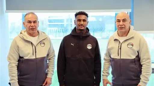 رفقة العميد.. أول ظهور لهيثم حسن في منتخب مصر (صور)