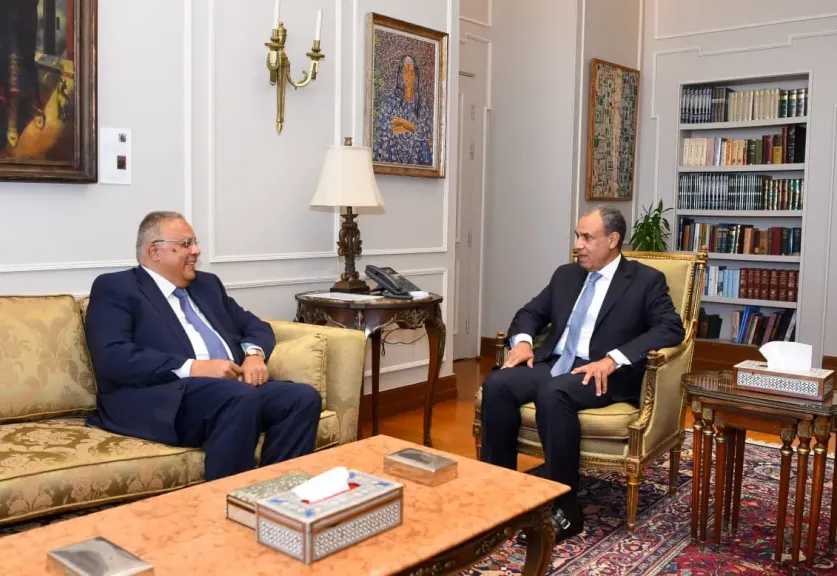 وزير الخارجية يستقبل رئيس المجلس القومى لحقوق الإنسان