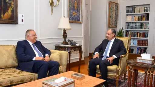 وزير الخارجية يستقبل رئيس المجلس القومى لحقوق الإنسان