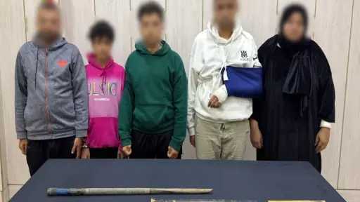 ضبط 3 أشخاص تعدوا على سيدة وشقيقها بمنطقة المعصرة