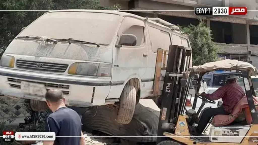 رفع 46 سيارة متهالكة من الشوارع والميادين بمحافظات