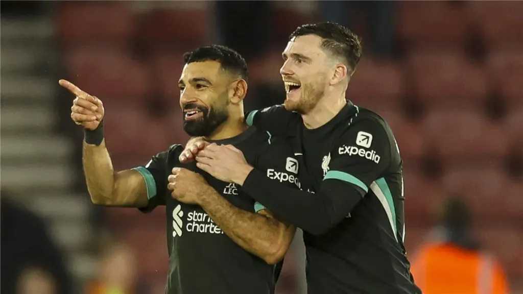 آندي روبرتسون يوجه رسالة مؤثرة لمحمد صلاح بعد إعلان رحيله عن ليفربول