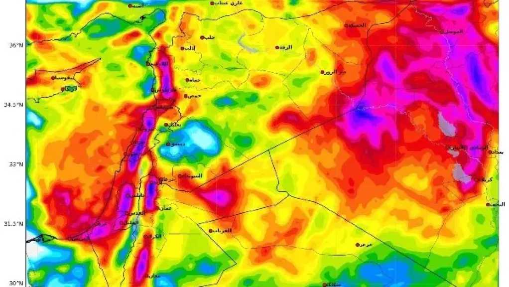 المركز العربي للمناخ: منخفض جوي عميق يُهدّد المنطقة