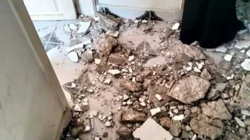 مصرع فتاة فى انهيار سقف عقار بالجمرك بسبب الأمطار الغزيرة على الإسكندرية