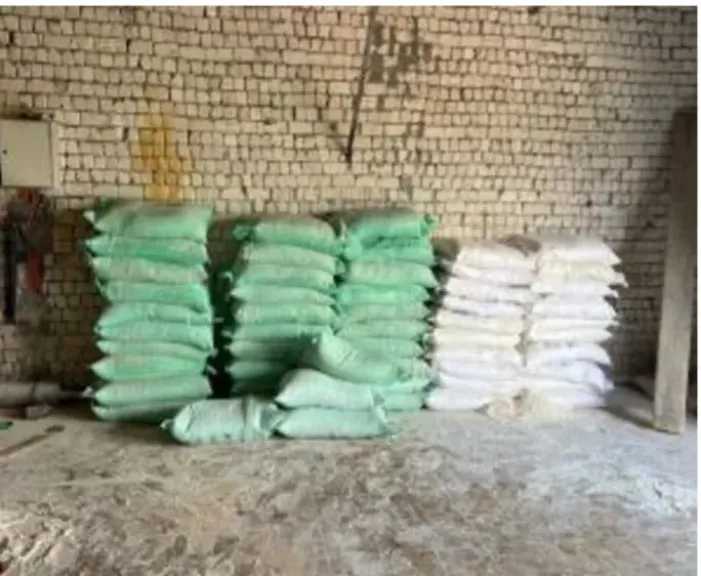 شرطة التموين تداهم ”مناخل بير سلم” في القليوبية والجيزة وتضبط 6.5 طن قبل بيعها بالأسواق