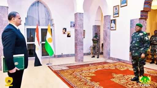 سفير مصر بالنيجر يقدم أوراق اعتماده لرئيس الجمهورية