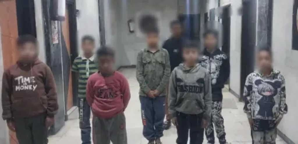 ضبط 10 أشخاص وسيدة لاستغلال الأطفال في التسول بالقاهرة