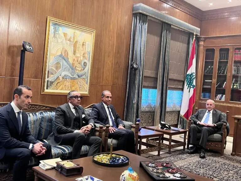 وزير الخارجية يلتقي نبيه بري في بيروت ويؤكد دعم مصر الكامل للبنان