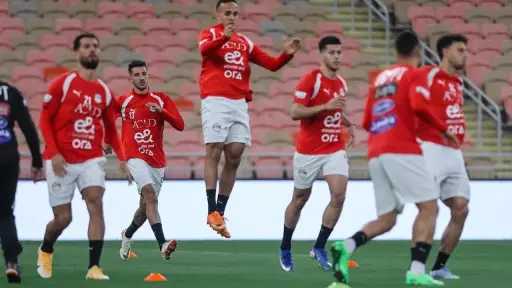 منتخب مصر يختتم استعداداته لمواجهة منتخب السعودية وديًا