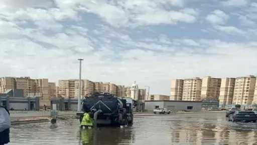 مياه الشرب بالجيزة: تعامل فوري مع مياه الأمطار ورفع درجة الاستعداد القصوى
