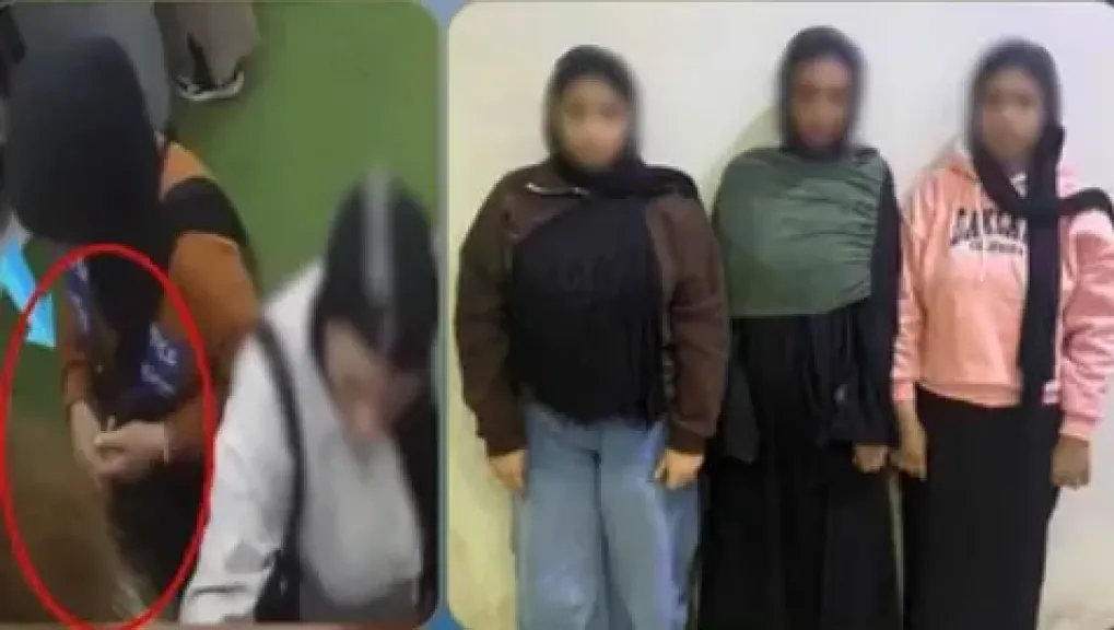 المقبوض عليهن 