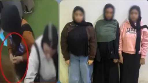 الأمن يكشف تفاصيل فيديو 3 فتيات بسرقة مستحضرات تجميل من داخل محل بالسويس