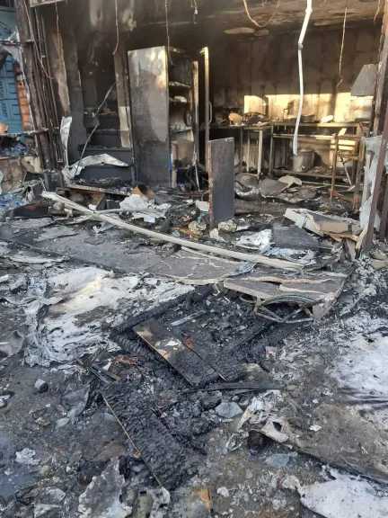 السيطرة على حريق مطعم شهير بالإسكندرية