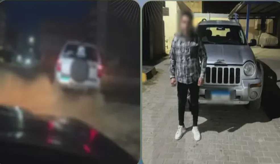 حركات استعراضية كادت تتحول لكارثة.. ضبط قائد سيارة ملاكي بالجيزة