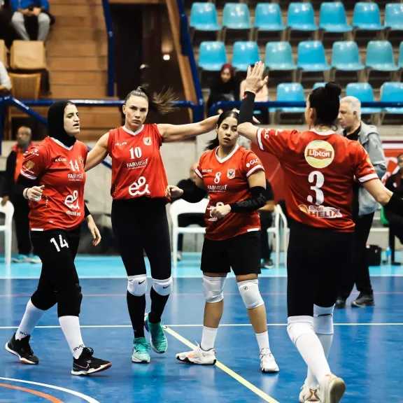 «سيدات طائرة الأهلي» يواجه الزمالك في دوري السوبر