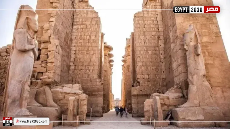 المصري الفرنسي يستكمل أعمال الحفائر بمعابد الكرنك