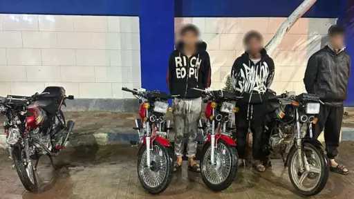 سقوط 4 متهمين في استعراض خطر بالدراجات النارية بكفر الشيخ