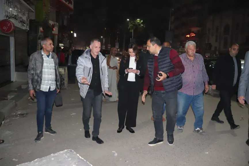 نائب محافظ الجيزة تقود جولة تفتيشية لمتابعة الالتزام بمواعيد غلق المحال