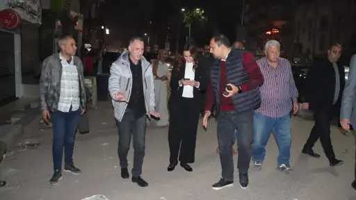 نائب محافظ الجيزة تقود جولة تفتيشية لمتابعة الالتزام بمواعيد غلق المحال