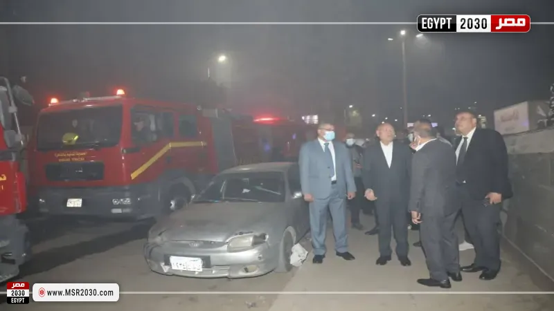 حريق مصنع ملابس بالزيتون