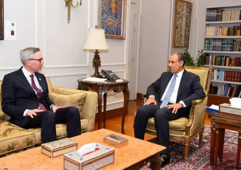 وزير الخارجية يستقبل الرئيس التنفيذي لشركة «سكاتك» النرويجية