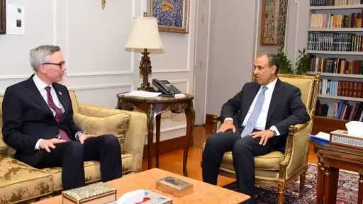 وزير الخارجية يستقبل الرئيس التنفيذي لشركة «سكاتك» النرويجية