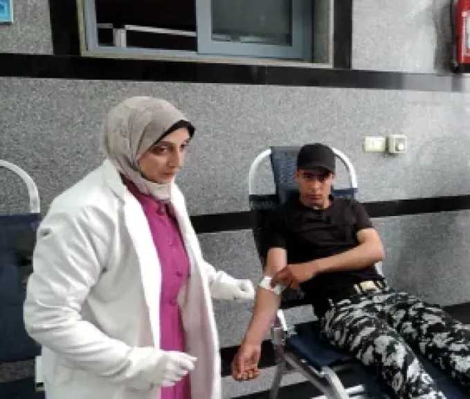 مديرية أمن البحيرة تنظم حملة للتبرع بالدم