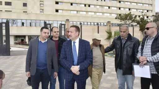 محافظ بورسعيد: انتشار سيارات شفط المياه والكسح بكافة الأحياء استعدادًا لمواجهة التقلبات الجوية