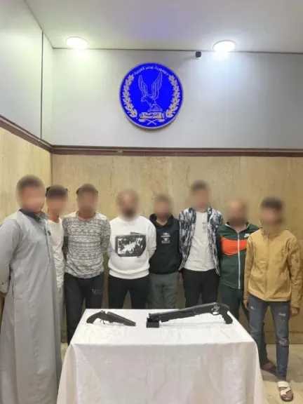 مشاجرة  بالأسلحة النارية فى حلوان بسبب لهو الأطفال