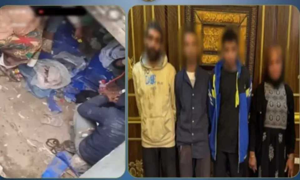 القبض على 3 عمال وسيدة بتهمة تعاطي مخدر الآيس داخل محل بالجيزة