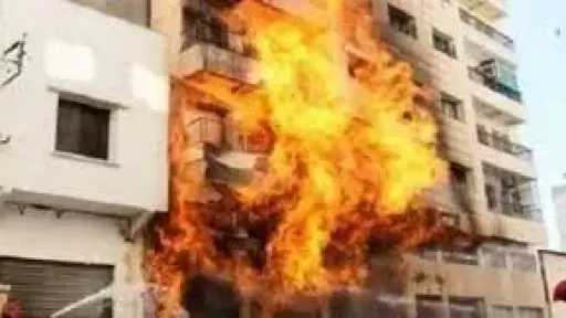 السيطرة على حريق برج سكني في الفيوم دون إصابات