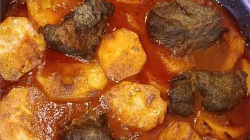 طريقة عمل صينية بطاطس باللحمة