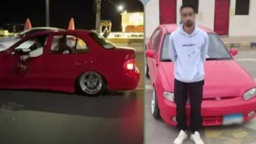 ضبط قائد سيارة في السويس بعد أداء حركات استعراضية خطيرة ونزع عجلة القيادة