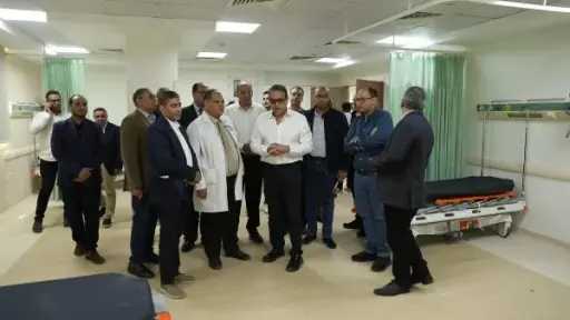 وزير الصحة يتفقد المبنى الجديد بمستشفى صدر العباسية ويوجه بسرعة تجهيزه تمهيداً لافتتاحه خلال أيام