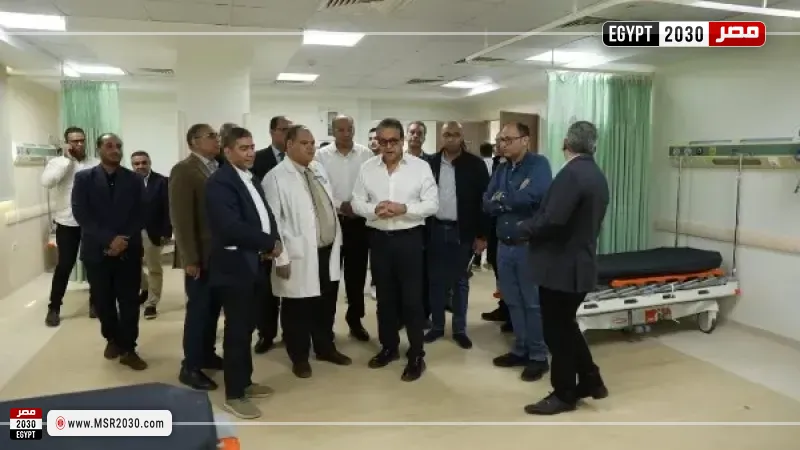 وزير الصحة يتفقد المبنى الجديد بمستشفى صدر العباسية ويوجه بسرعة تجهيزه تمهيداً لافتتاحه خلال أيام