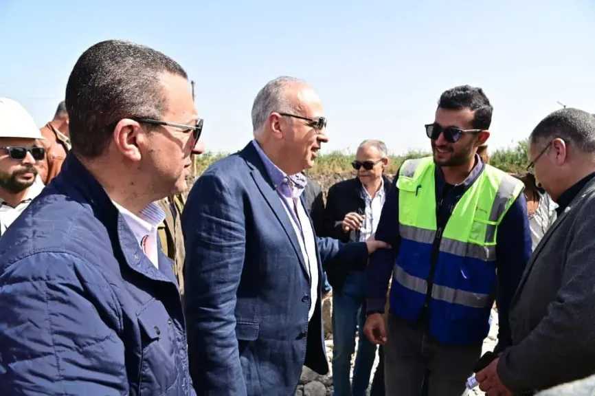 وزير الري يتفقد حالة المنظومة المائية بالمنوفية