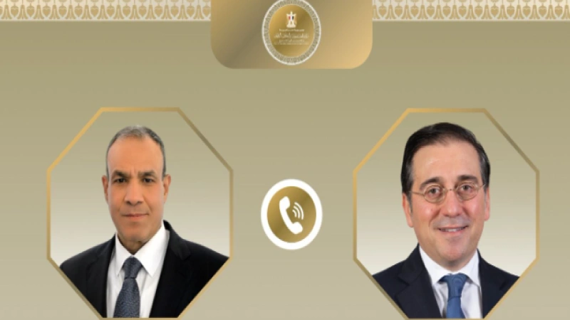 وزير الخارجية ونظيره الإسباني