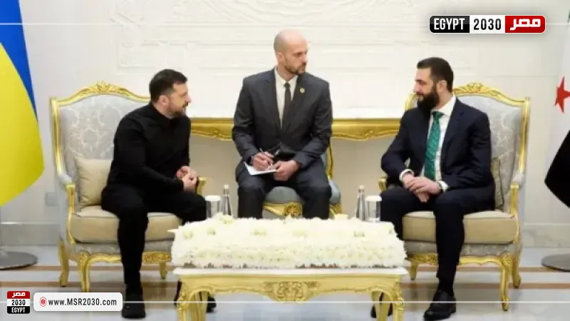 زيلينسكي في دمشق لأول مرة لبحث التعاون العسكري مع سوريا