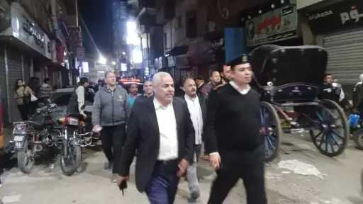 محافظ المنيا يتابع تنفيذ قرار غلق المحال التجارية بالمواعيد المحددة