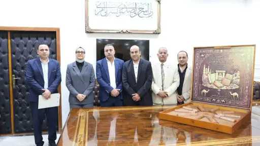 محافظ الوادي الجديد تتابع تنفيذ المرحلة الأولى لمشروع حفظ الوثائق بتقنيات المحاكاة