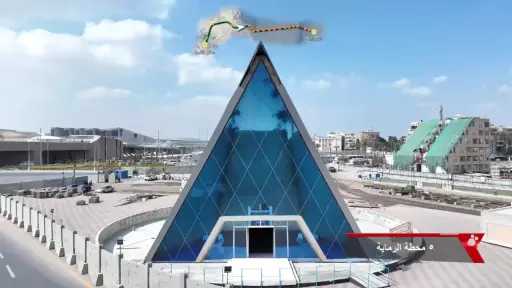 النقل تنشر أحدث تصوير جوي للمرحلة للخط الرابع لمترو الأنفاق